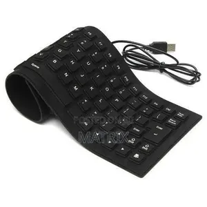 Flexible USB Silicone Gel Full-Sized Keyboard