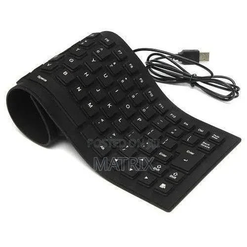 Flexible USB Silicone Gel Full-Sized Keyboard