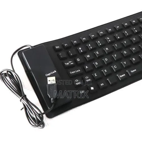 Flexible USB Silicone Gel Full-Sized Keyboard