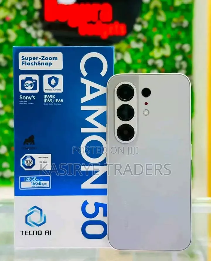 New Tecno Camon 50 256 GB Gray