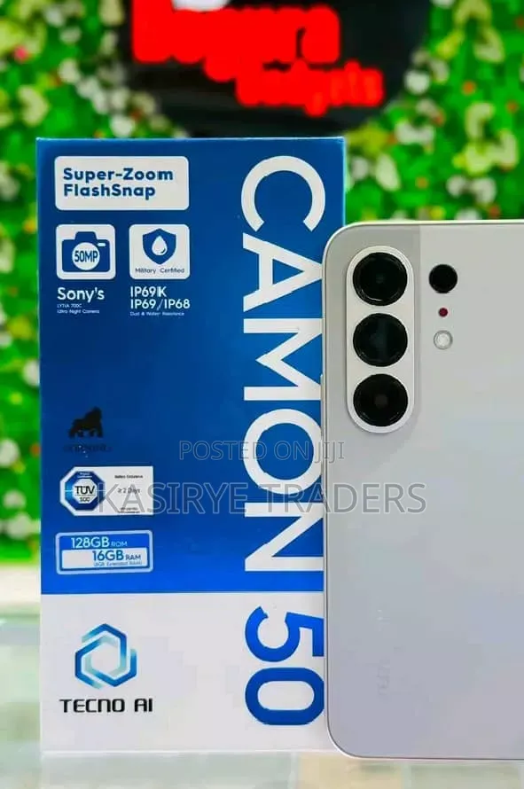New Tecno Camon 50 256 GB Gray