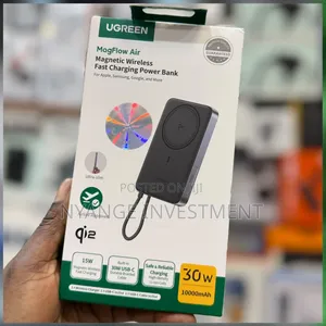 UGREEN 10000mAh 15W Qi2 MagFlow Air Magnetic Power Bank . Power Bank