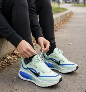 Original Nike ZoomX Vomero Plus “Mint Green” Running Sneakers