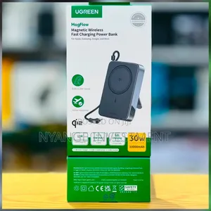 UGREEN MagFlow 10000mAh Qi2 25W Wireless PowerBank With Inbuilt Cables