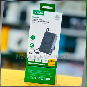 UGREEN MagFlow 10000mAh Qi2 25W Wireless PowerBank With Inbuilt Cables