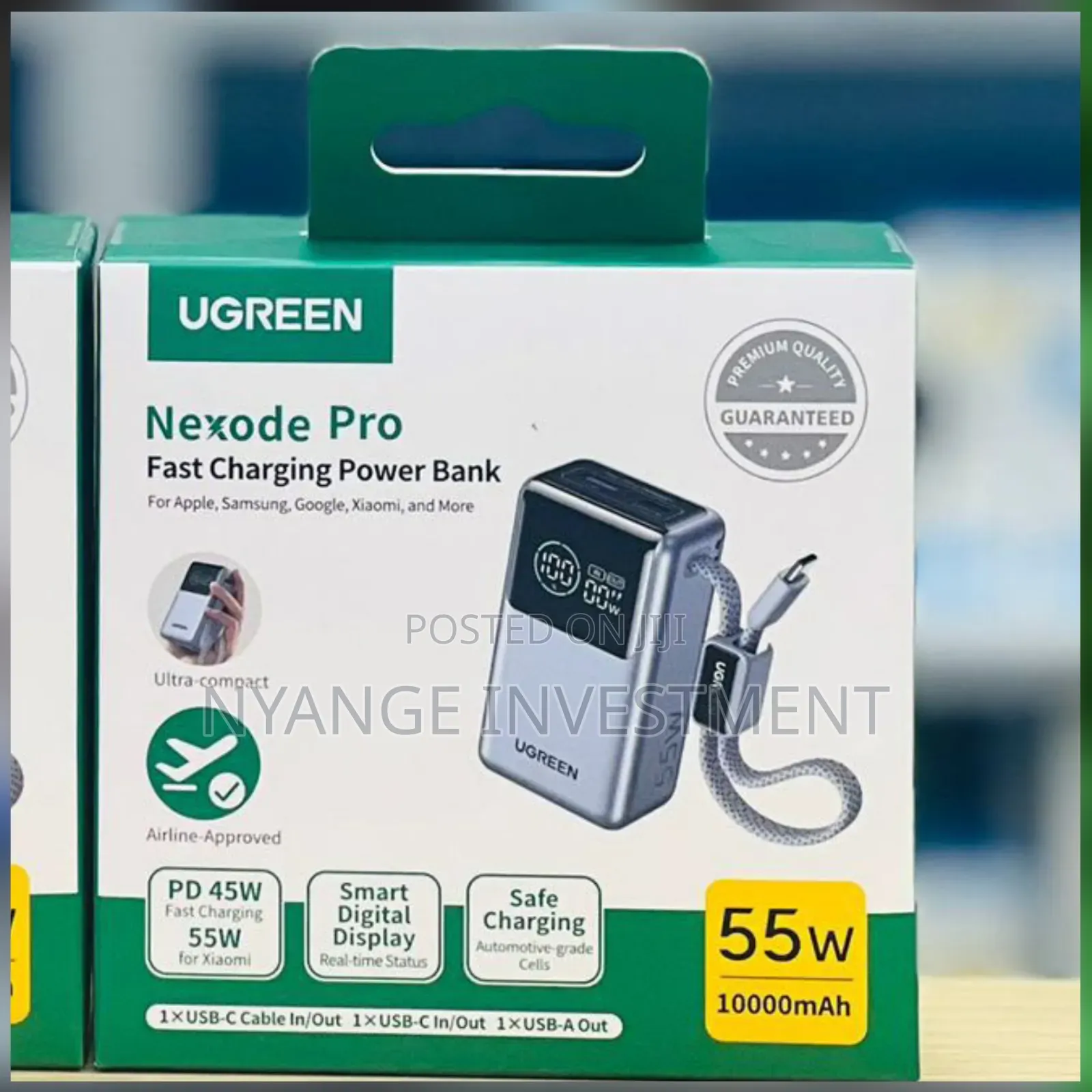 Ugreen Nexode Pro 10,000mAh Power Bank 55W -