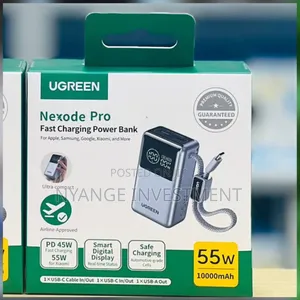 Ugreen Nexode Pro 10,000mAh Power Bank 55W -
