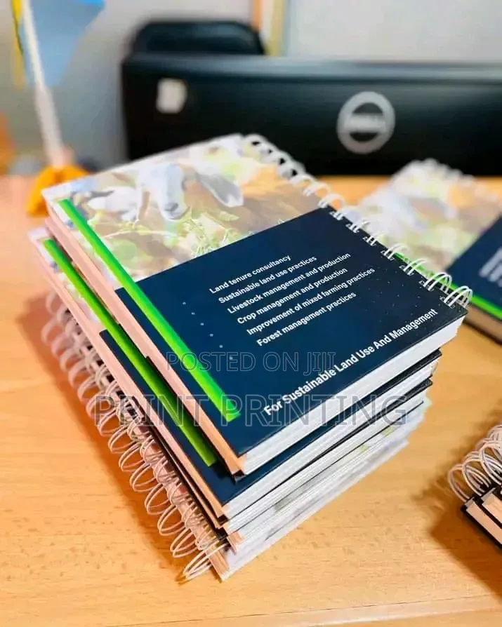 Design and Print Notebook With Your Company Logo and Other Details