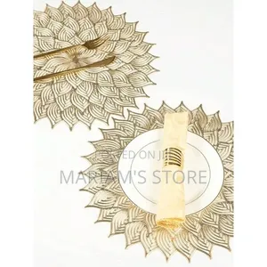 Gold Table Mats in a Dozen