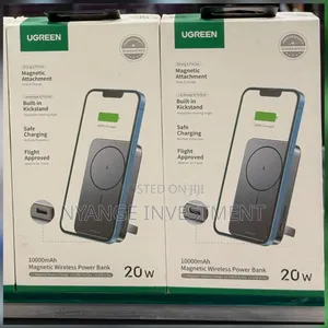Ugreen Magnetic Wireless Power Bank 10000mAh 20W Black -