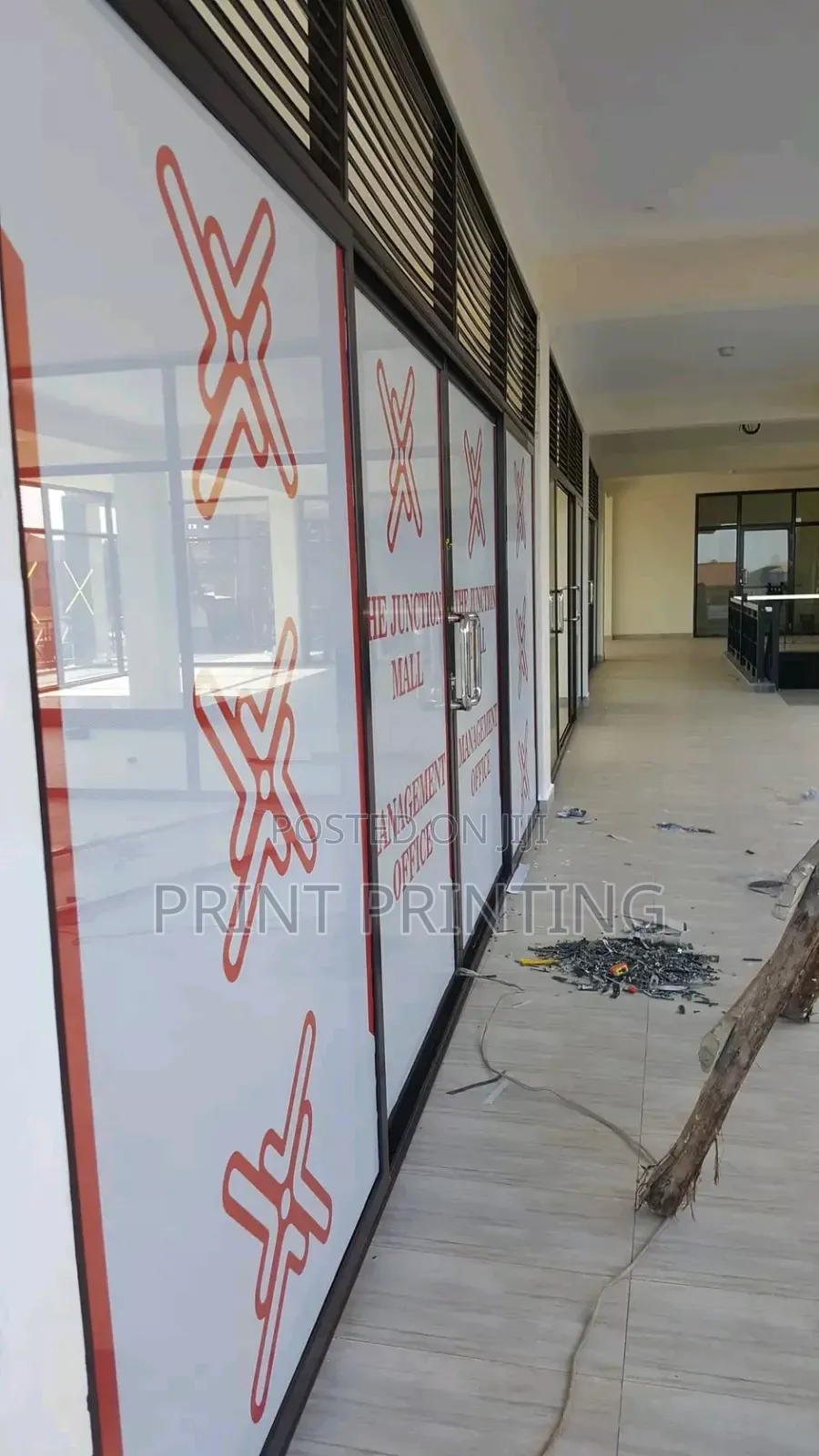 Glass Doors, Windows Branding Services