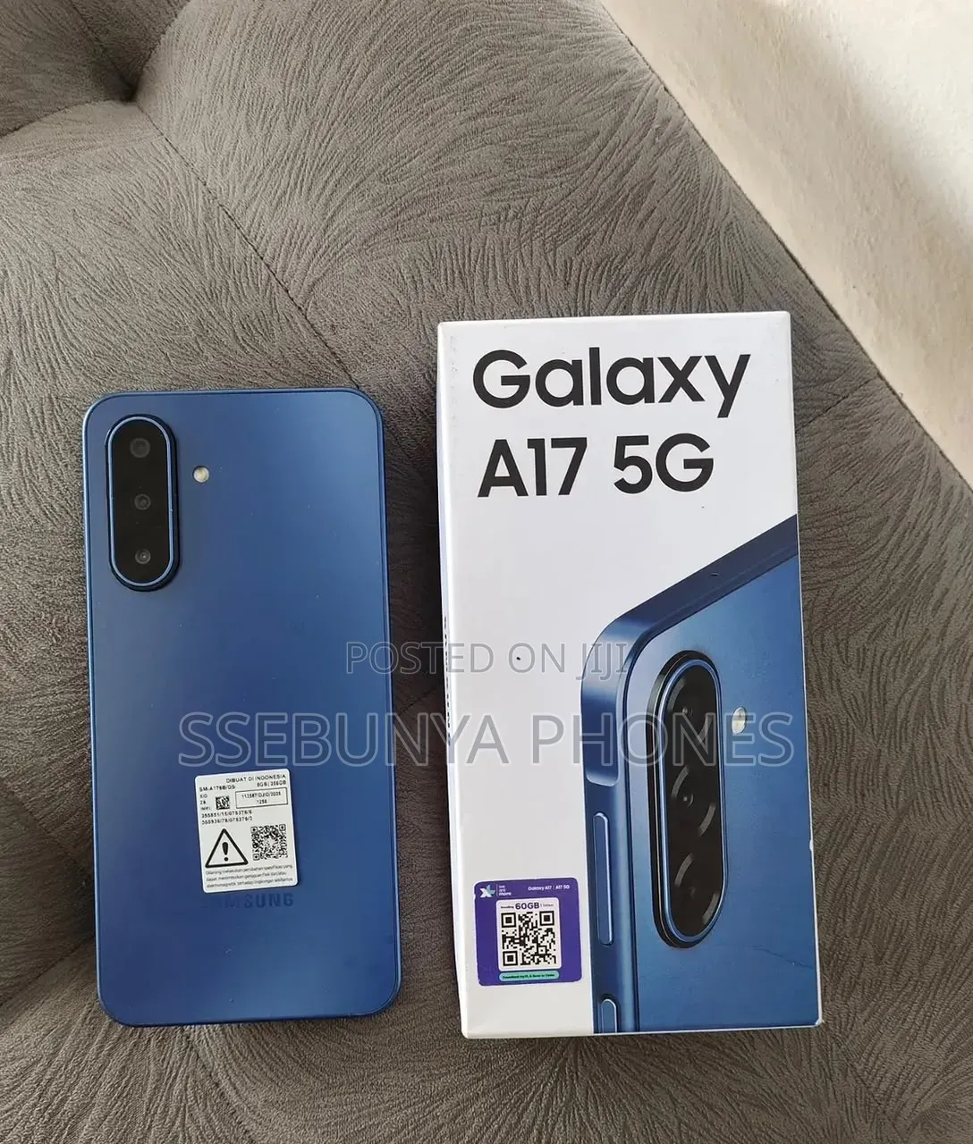 New Samsung Galaxy A17 5G 256 GB Blue