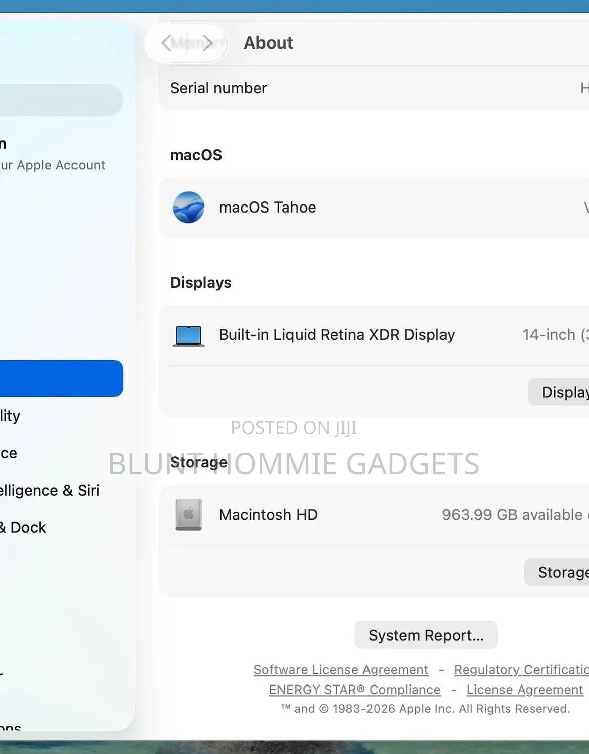 Laptop Apple MacBook Pro 2023 M3 16GB Apple M3 SSD 1T