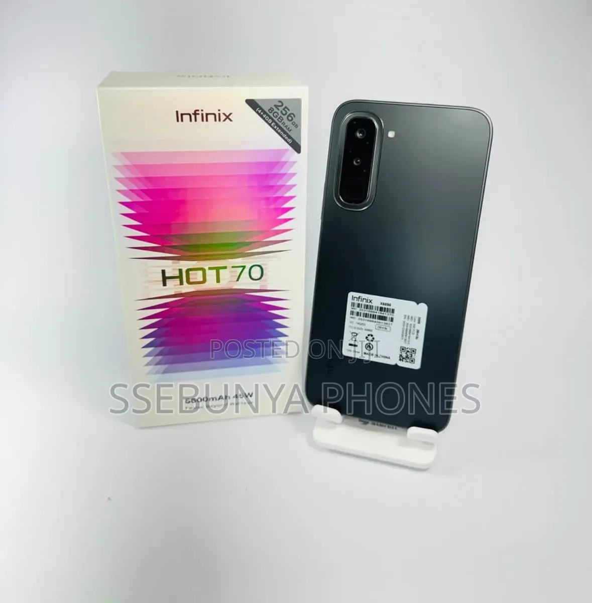 New Infinix Hot 70 256 GB Black