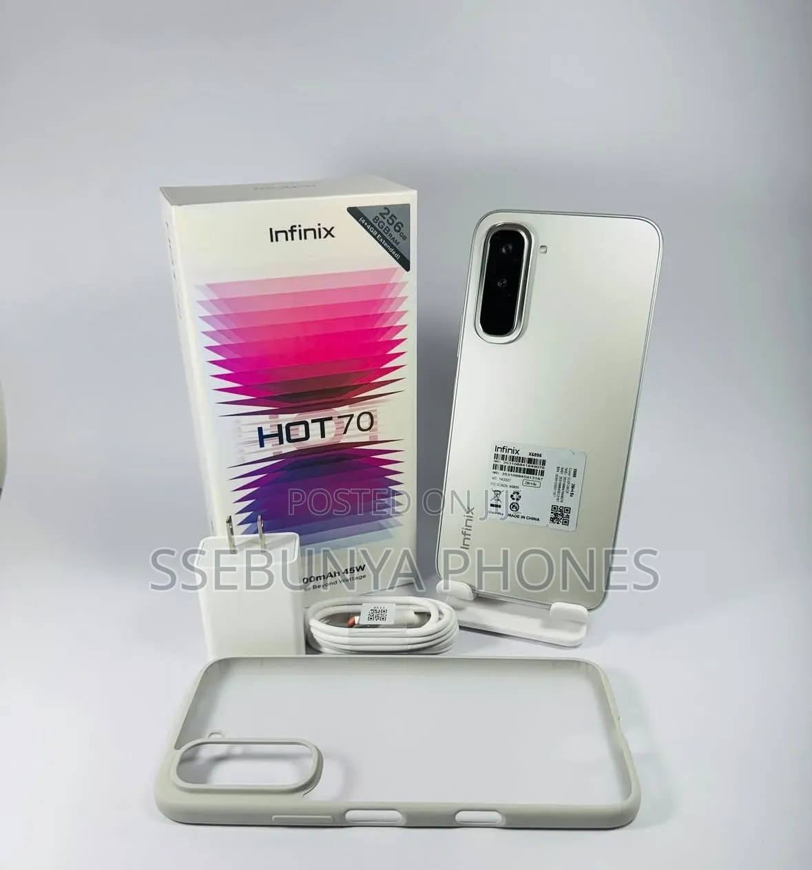 New Infinix Hot 70 256 GB Silver