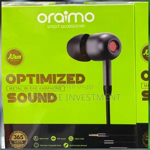 Oraimo Atom OEP-E36 Optimized Metal in-Ear Wired Earphone -