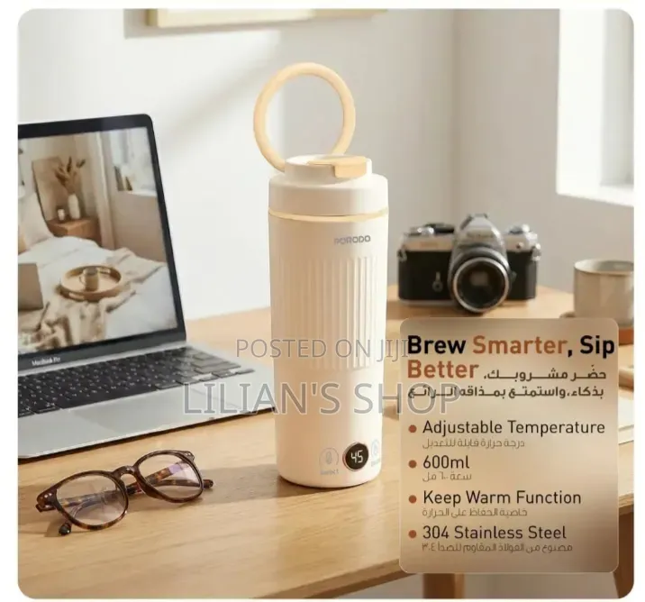 Porodo 600ml Flora Smart Portable Kettle