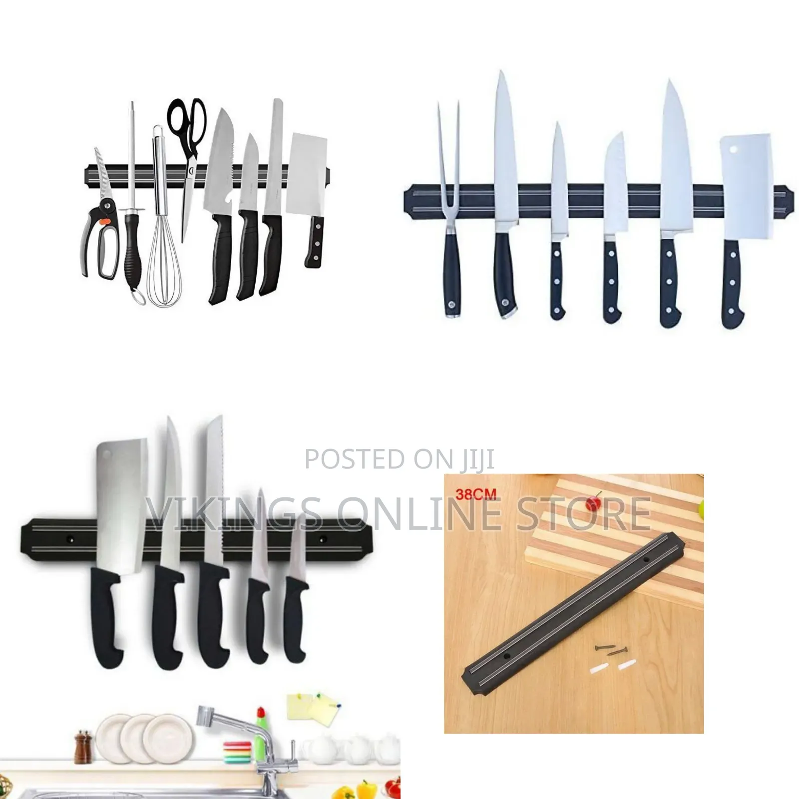 32Cm Wall Mount Professional Magnetic Knife Rack Holder Magnet