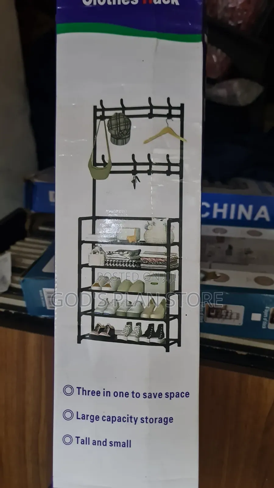 3 in One to Save Space Metallic Shoe Rack Shoe Racks