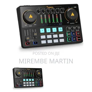 MAONO PD400X Audio Interface, MaonoCaster 10-Channel Podcast Mixer