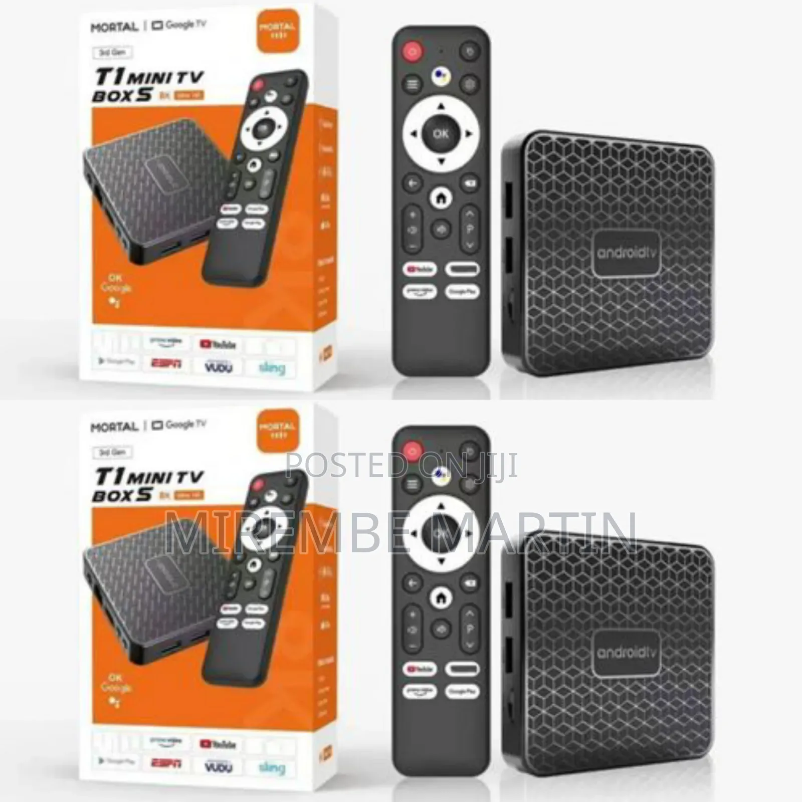 Mortal 3RD Gen T1 Mini Voice Remote Control WiFi 6 RK 3518 Android 14