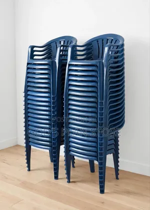 Mayor Outdoor Garden Plastic Chairs Plastic Chairs (Blue)