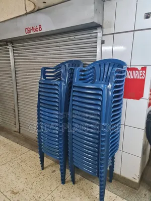 Mayor Outdoor Garden Plastic Chairs Plastic Chairs (Blue)