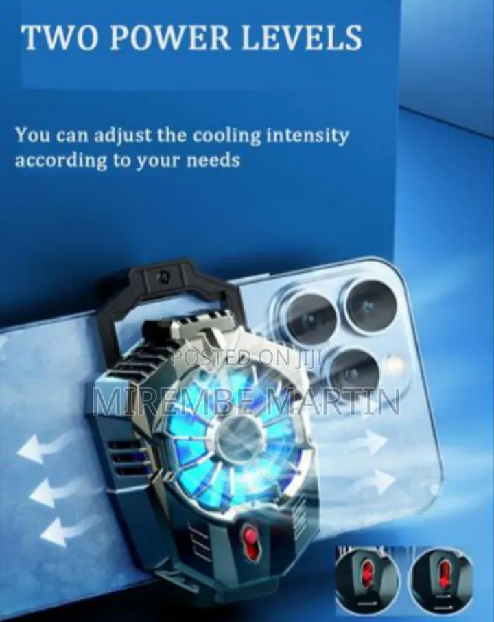X20 Phone Cooler, Adjustable Semi-Conductor Smartphone Cooling Fan W/