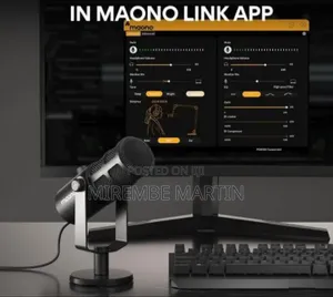 MAONO Dynamic Microphone, USB/XLR Podcast PC Microphone With Software,