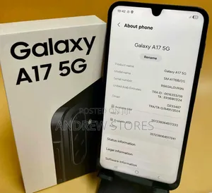 New Samsung Galaxy A17 5G 256 GB Black