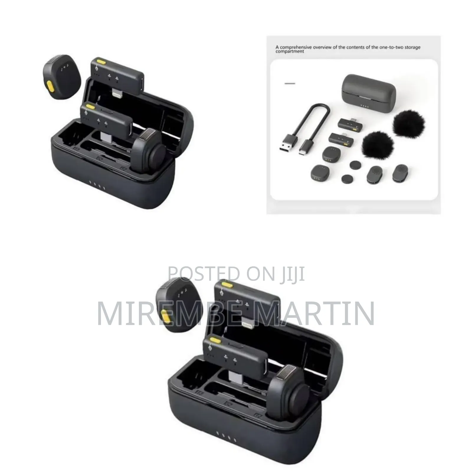 SX27 Professional Dual Lavalier Wireless Microphone With Magnetic