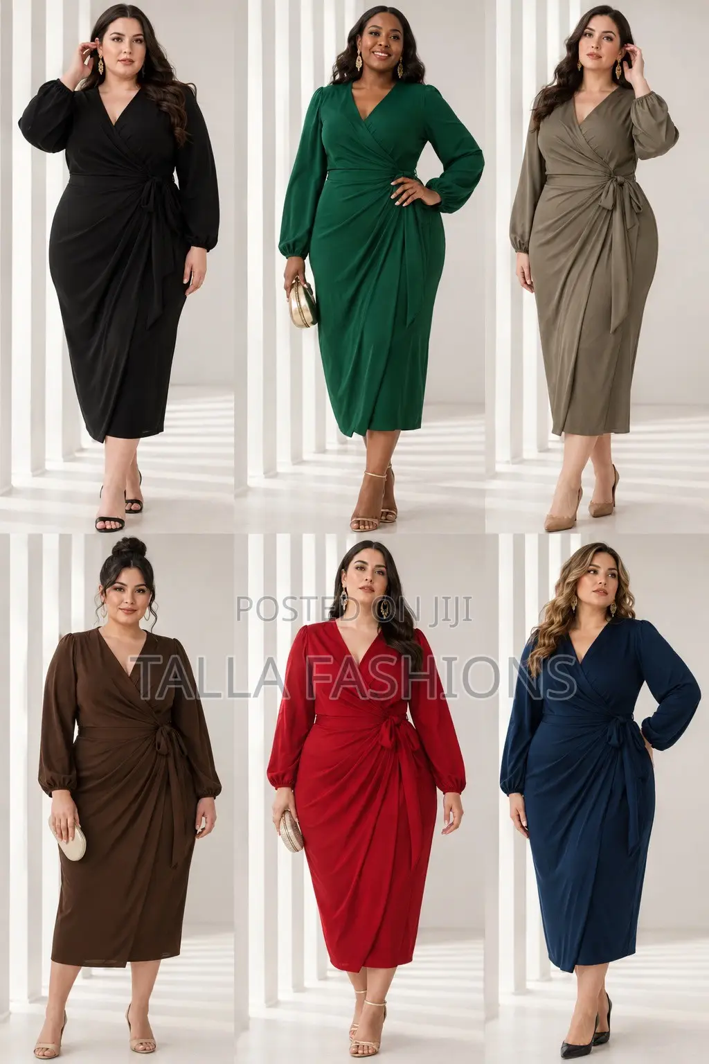 Wrapper Satin Dress