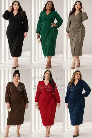Wrapper Satin Dress