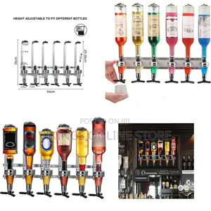 Wall Mounted Optics Liquor Wine Dispenser Machine Bar Butler Drinking