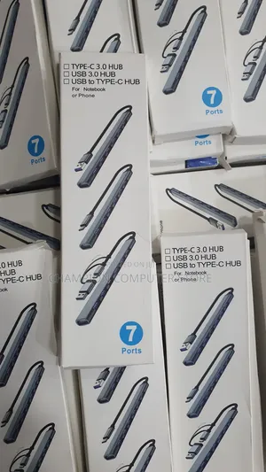 Type-C / USB 3 .0 to 7 Port USB HUB – Supper Slim – Up to 5Gbps