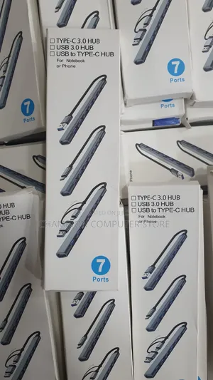 Type-C / USB 3 .0 to 7 Port USB HUB – Supper Slim – Up to 5Gbps