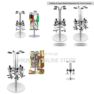 Liquor Dispenser, Professional Revolving Alcohol Caddy, Bar Butler