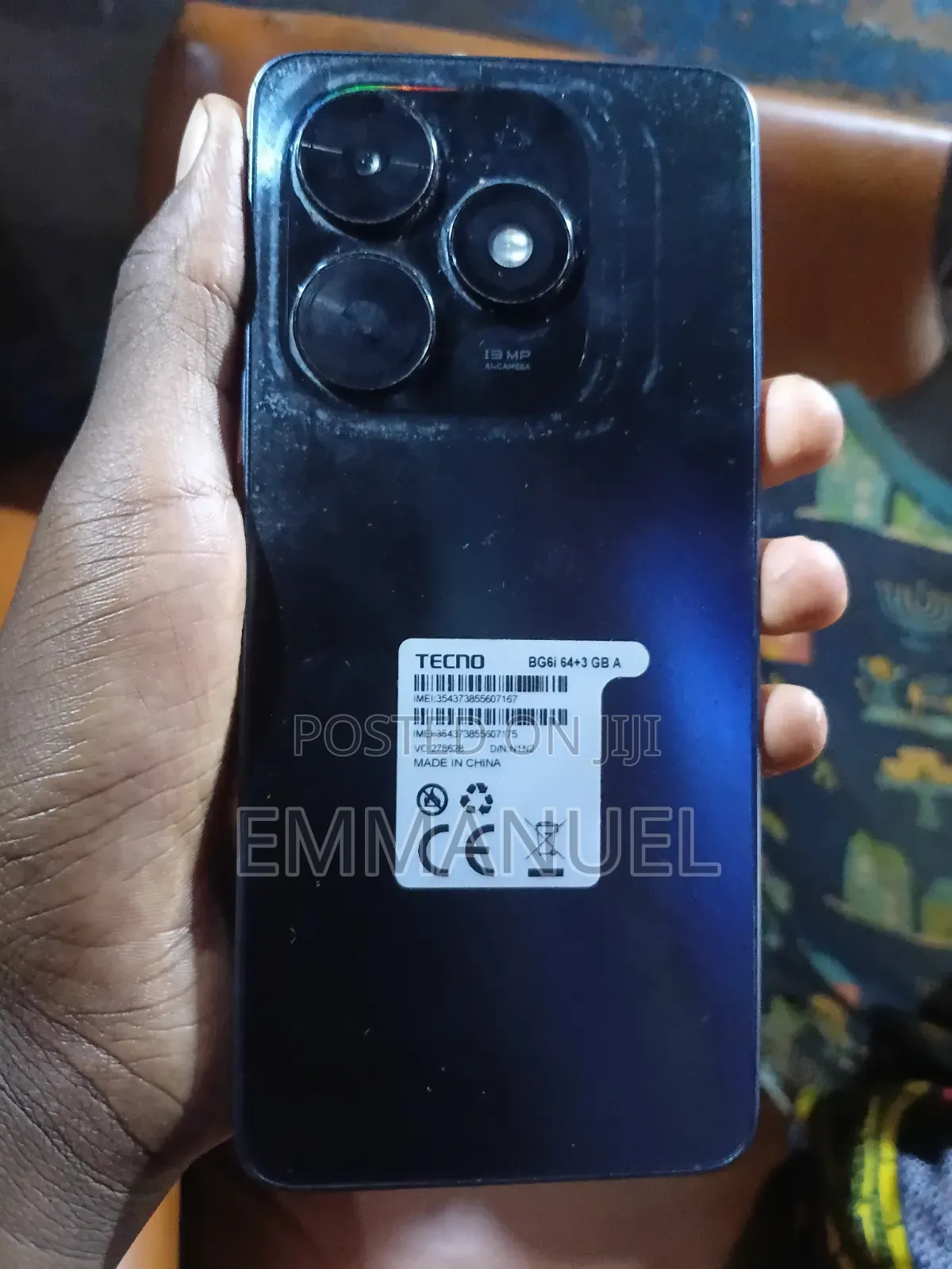 Tecno Pop 8 64 GB Black
