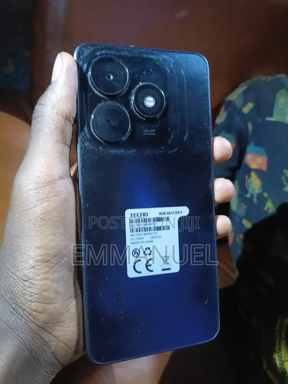 Tecno Pop 8 64 GB Black