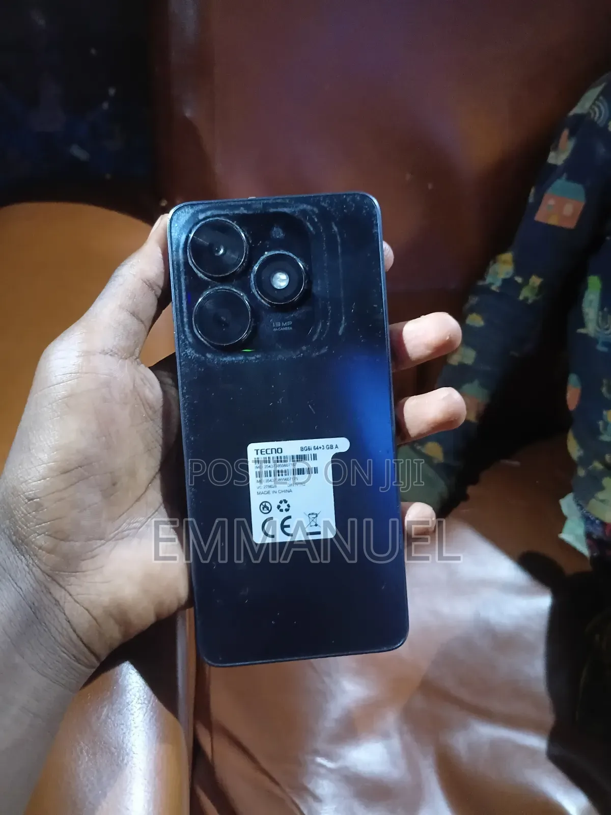 Tecno Pop 8 64 GB Black