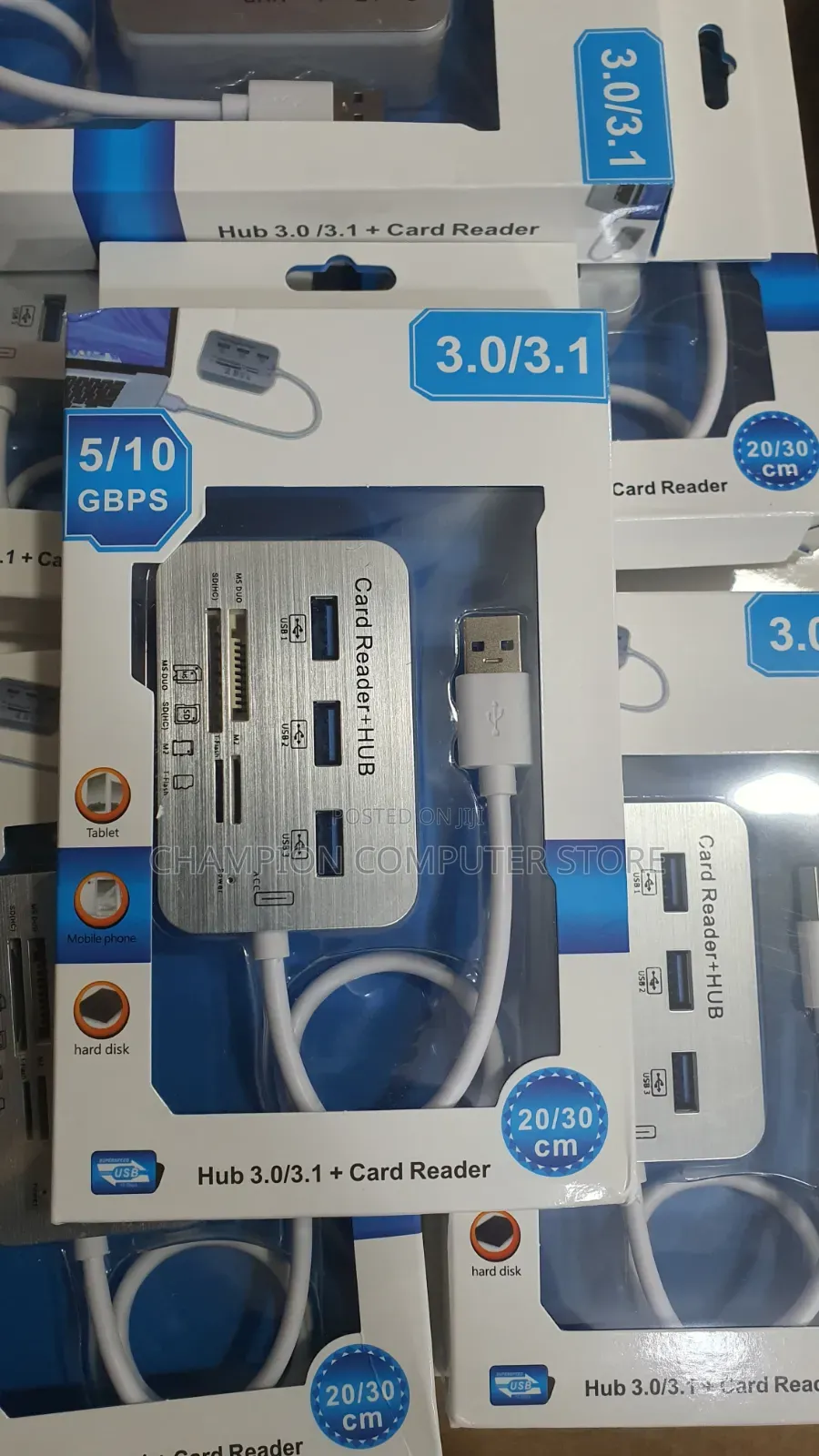 3.0 USB Hub 3ports + Card Reader