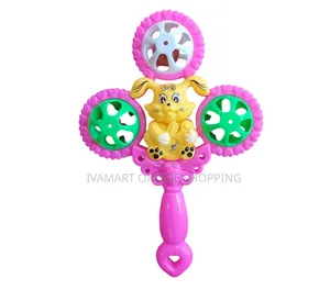 3-Wheel Spinning Hand Baby Shaker / Rattle