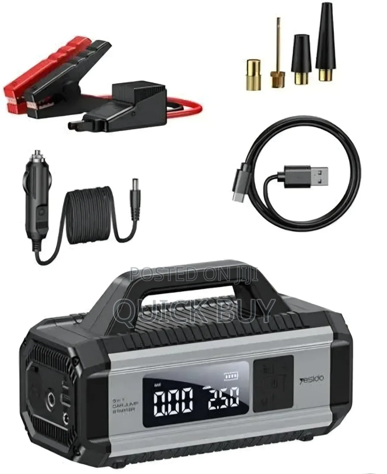 YESIDO VC13 5 in 1 Car Jump Starter 150PSI Tire Inflator Pump