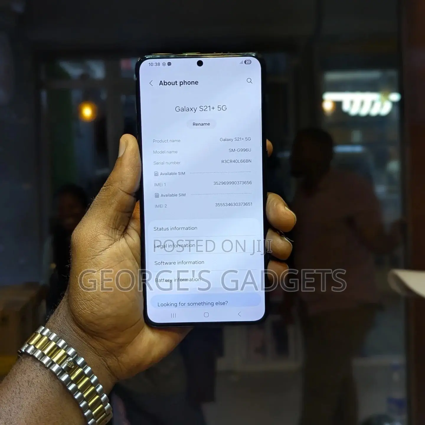 Samsung Galaxy S21+ 5G 128 GB Black
