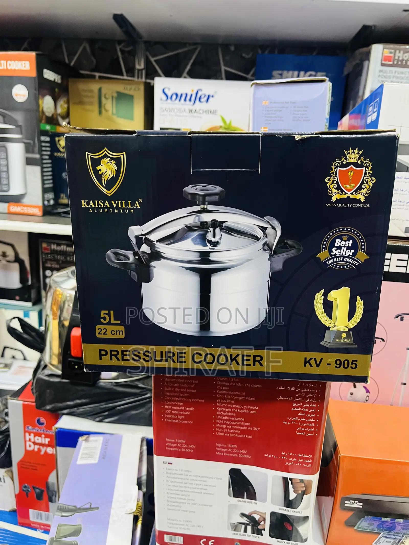 Kaisa Villa Pressure Cooker 5litre