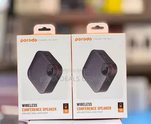 Porodo Bluetooth Conference Speaker 3 Meters Talking Distance