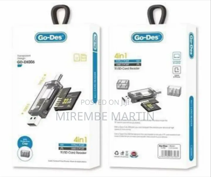GD-DK006 Type-C USB-A Output 4 in 1 OTG Memory Card Reader USB SD