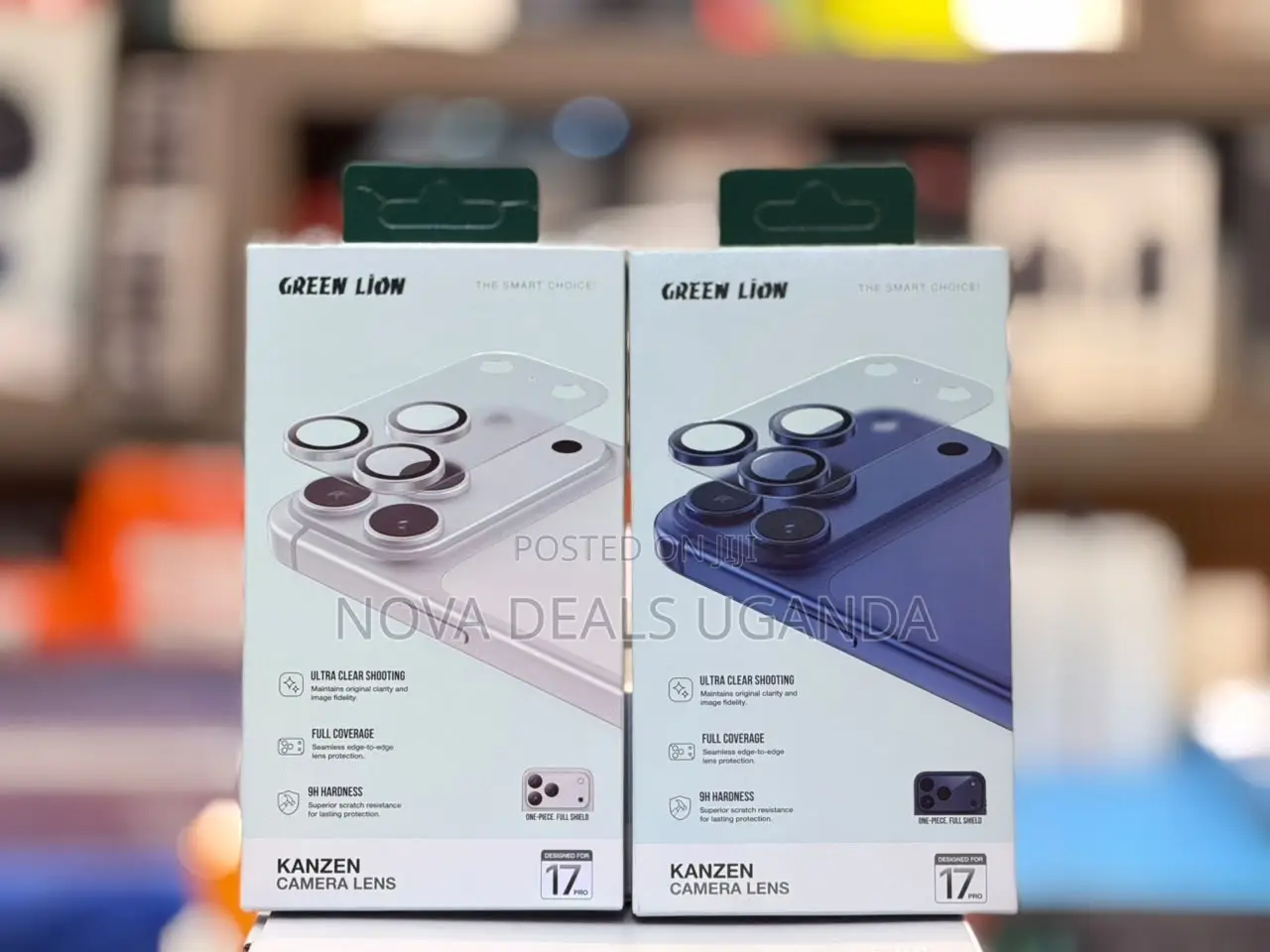 Green Lion Kanzen Clear Camera Lens iPhone 17 Pro Max