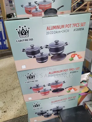 (7pic) Aluminum Cooking Pots