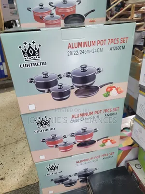 (7pic) Aluminum Cooking Pots